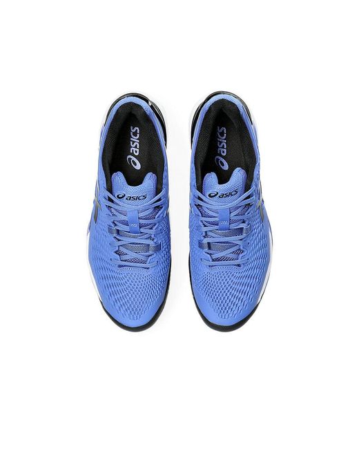 Asics Blue Gel-Resolution 9 Ac Tennis Shoes 'Sapphier' for men