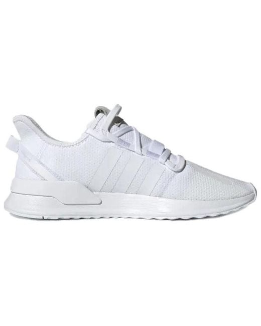 Adidas White U_Path Run Shoes for men