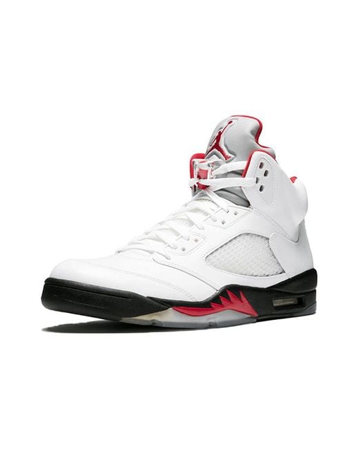 Nike White 5 Retro 'Fire' 2013 for men