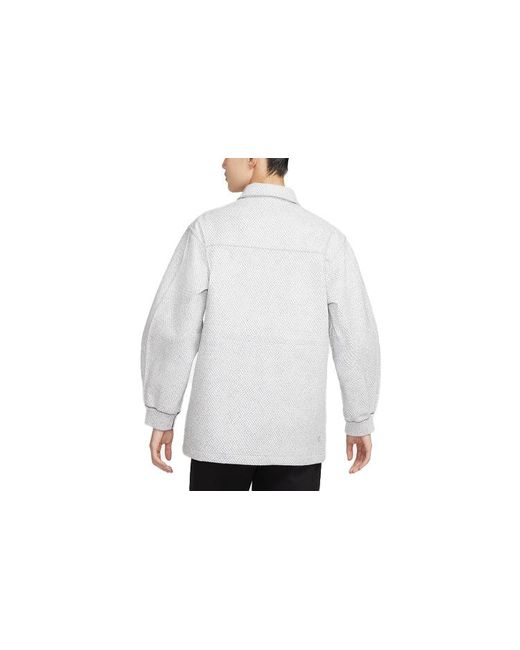 Nike White (Wmns) Forward Jacket Asia Sizing 'Light Smoke'