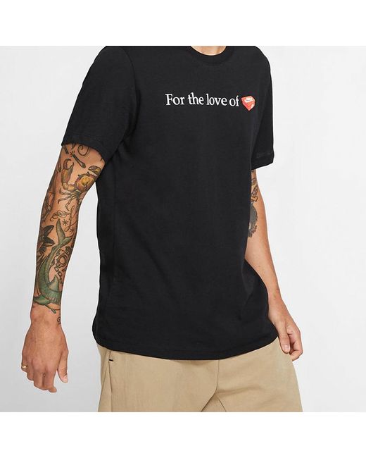Nike Black Sportswear Ftwr Pack 3 Short Sleeve for men
