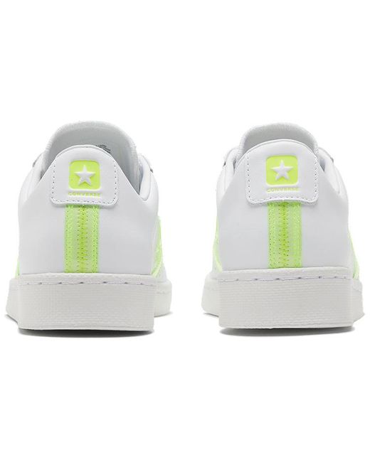 Converse White Pro Leather Low 'Hi-Vis Collection for men