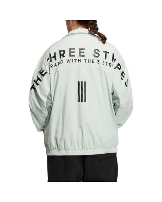 Adidas Green Oversized Fit Woven Jacket for men