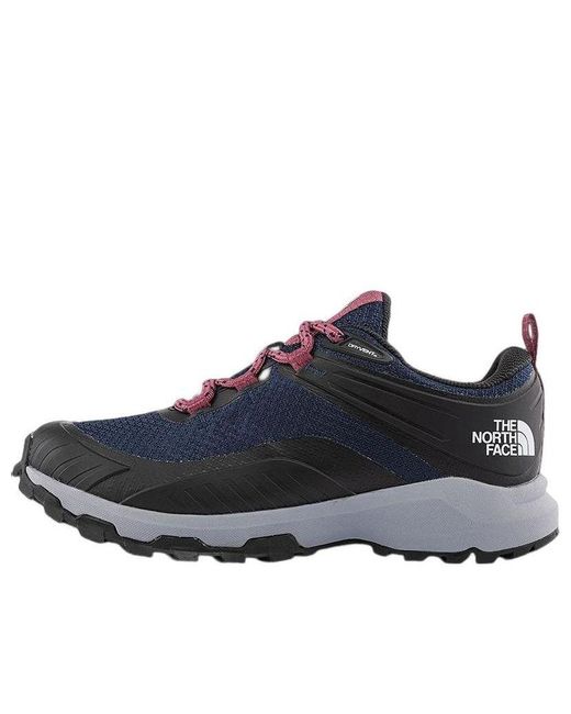 The North Face Blue Cragmont Waterproof Hiking Shoes
