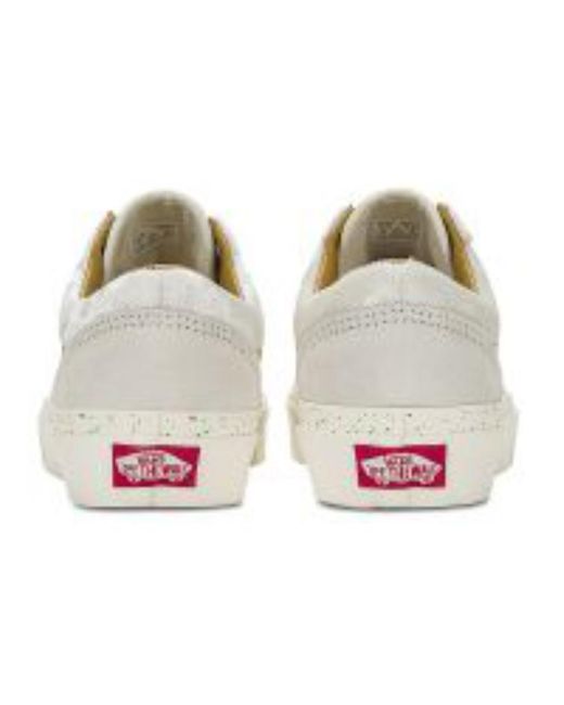 Vans White Style 36 Leather Pop