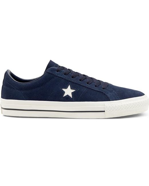 Converse Blue One Star Pro Suede Low Top for men