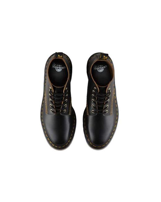 Dr. Martens Black Retro 6 Martin Boots Couple Style for men