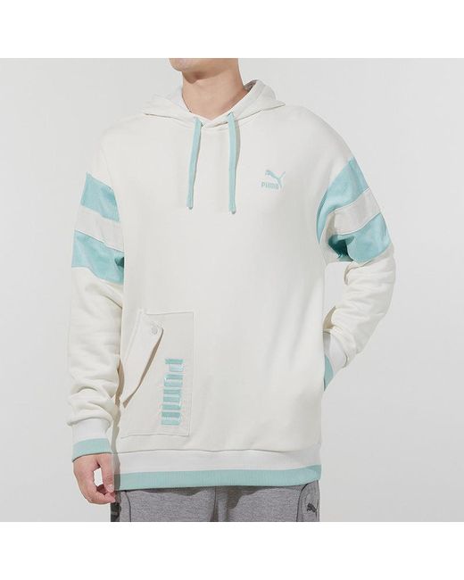 PUMA Blue Retro Embroidered Logo Sports for men