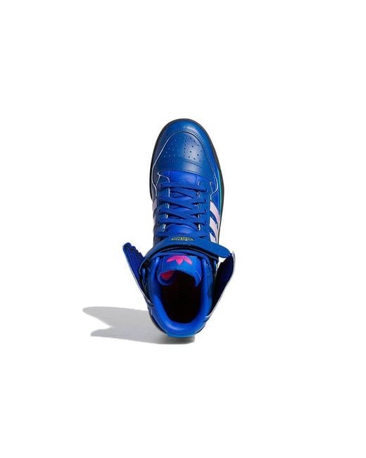Adidas Blue Jeremy Scott X Forum Wings 4.0 'Motorsport' for men