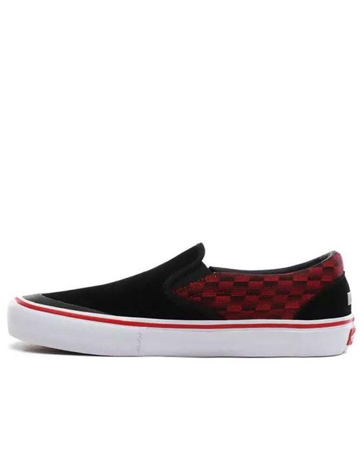 Vans Brown Baker Skateboards X Slip-On 'Rowan' for men
