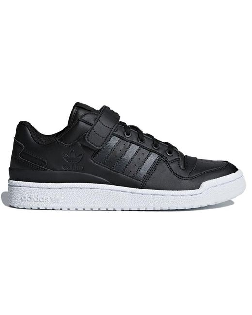 Adidas Black Originals Forum Lo for men