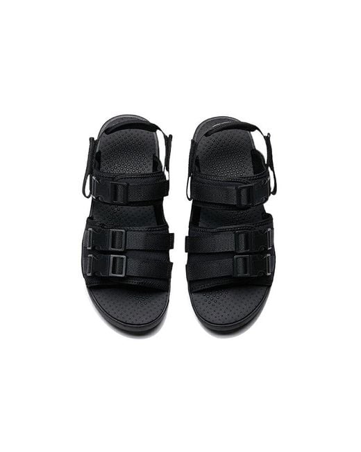 Anta Black Life Series Sandals for men