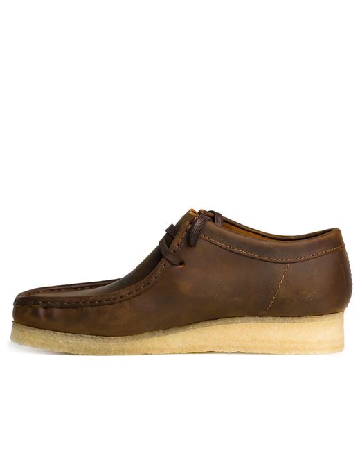 Clarks Brown Wallabee 'Beeswax' for men