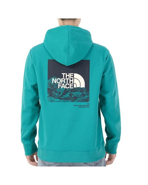 The North Face Blue Ss22 Logo Hoodie for men
