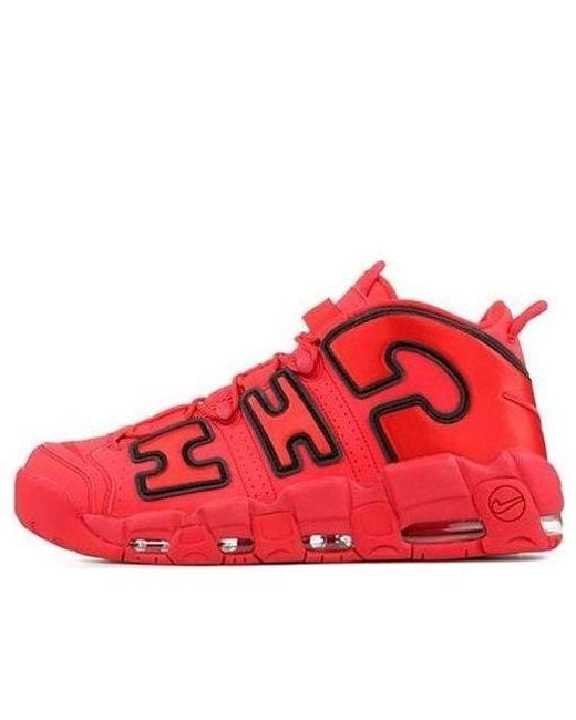 Nike Red Air More Uptempo Qs 'Chicago' for men