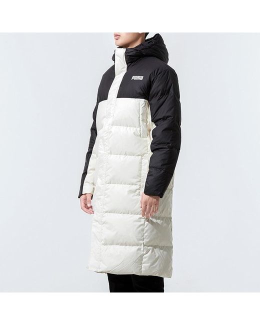 PUMA Black Puffer Coat Jacket for men