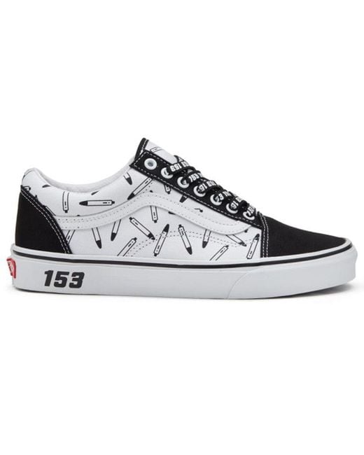 Vans White Old Skool Pen for men