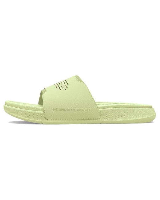 Under Armour Green Ansa Elevate Slide 'Pale' for men