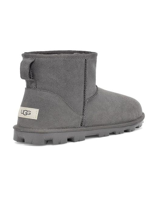 Ugg Gray (Wmns) Essential Mini Classic Fleece Lined