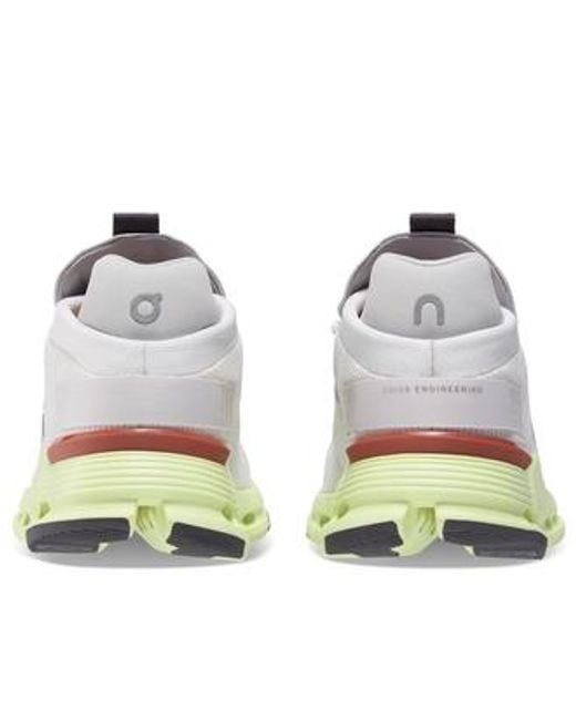 On Shoes White Cloudnova Limelight' for men