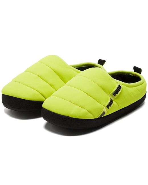PUMA Yellow Scuff Slippers 'Fluo' for men