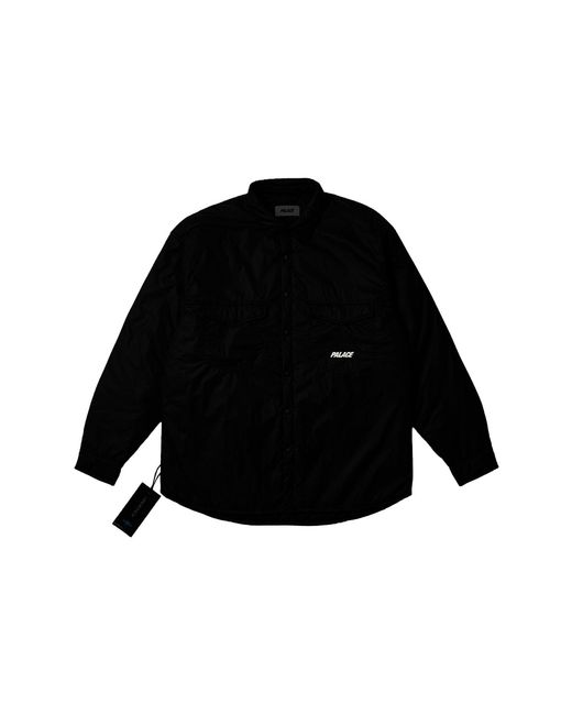 Palace Black Insulated Pertex Shirt for men