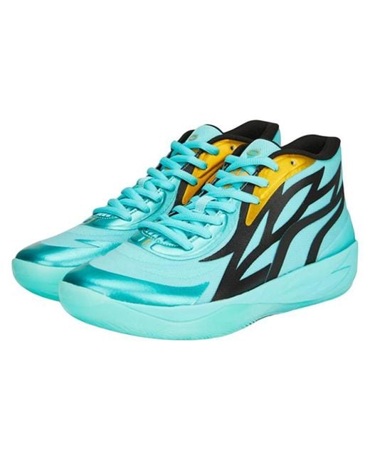 PUMA Blue Mb.02 Lamelo Ball 'Elektro Aqua' for men
