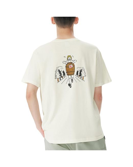 New Balance White Lifestyle Graphic Print Tee for men