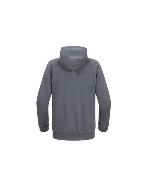 Under Armour Blue Casual Sports Hooded Logo Long Sleeves Jacket for men