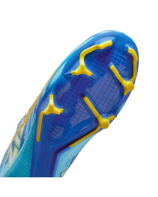 Nike Blue Zoom Mercurial Vapor 15 Academy Km Mg Multi-ground Low-top Soccer Cleats for men