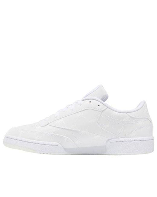 Reebok White Trs Rasch X Club C 85 Mu 'Triple' for men