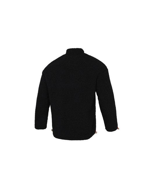 PUMA Black Limited Cny Yott Stand Collar Logo Jacket for men