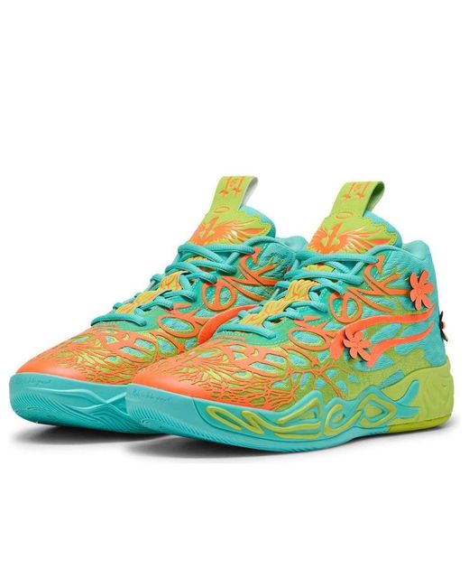 PUMA Blue Mb.04 X Scooby-Doo 'Aquatic Lime Smash Heat Fire' for men