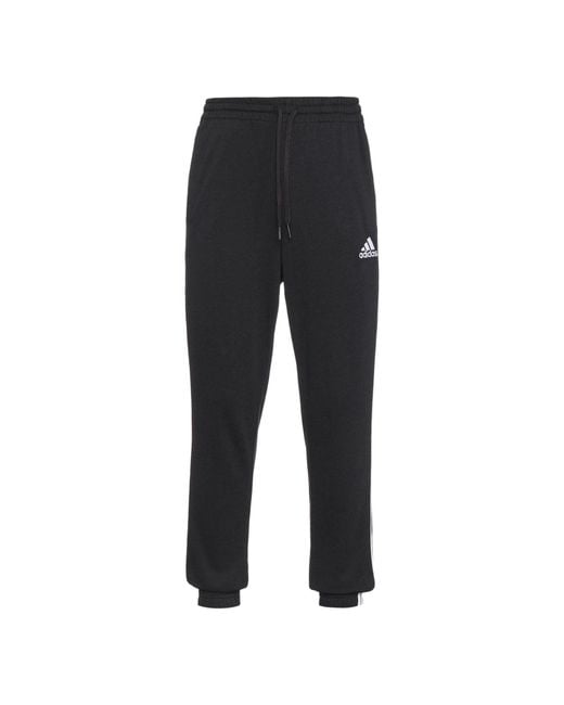 Adidas Black M 3S Ft Te Pt Casual Sports Classic Stripe Bundle Feet Long Pants for men