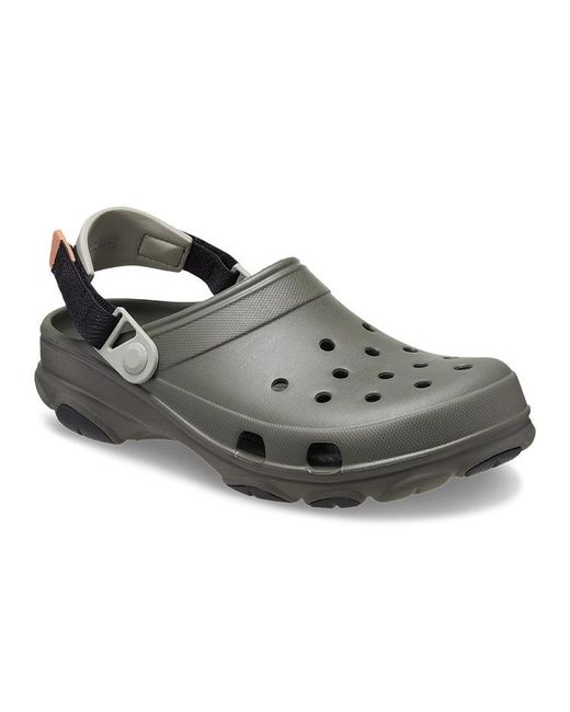 CROCSTM Brown All-Terrain Clogs 'Dusty Multi' for men