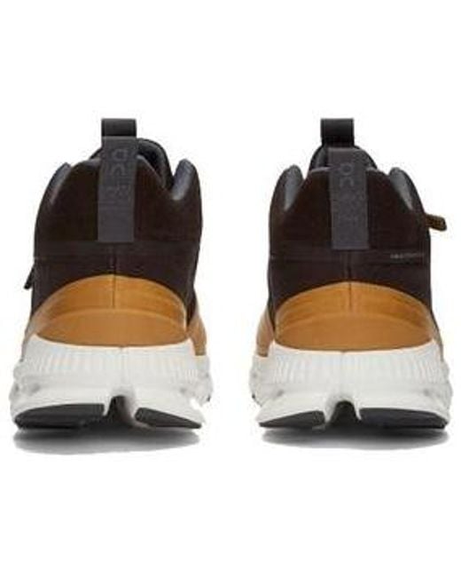 On Shoes Brown Cloud Hi 'Caramel' for men