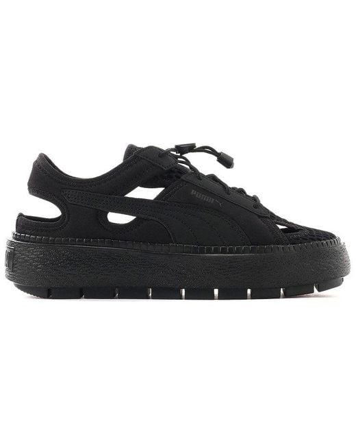 PUMA Black (Wmns) Basket Platform Trace Light Mule
