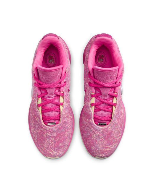 Nike Pink Lebron 21 'The World Is Your Oyster' for men