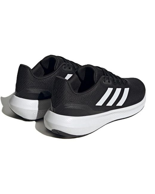 Adidas Black Runfalcon 3.0 Cloudfoam Low for men
