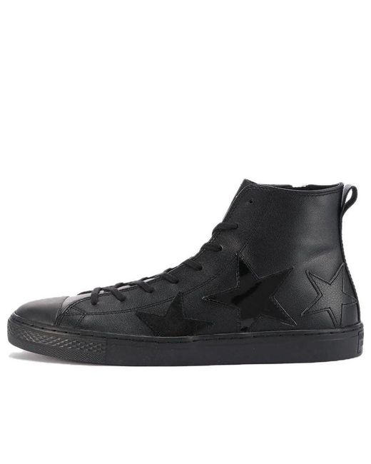 Converse Black All Star Coupe Triostar Z Leather High Top for men