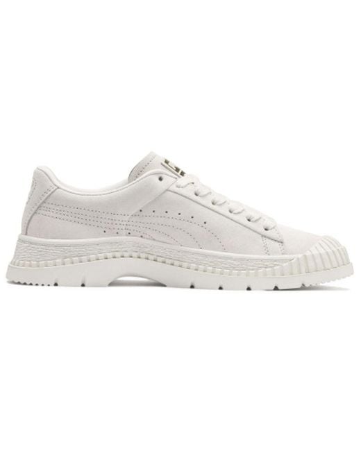PUMA White (Wmns) Utility Suede 'Pastel Parchment'