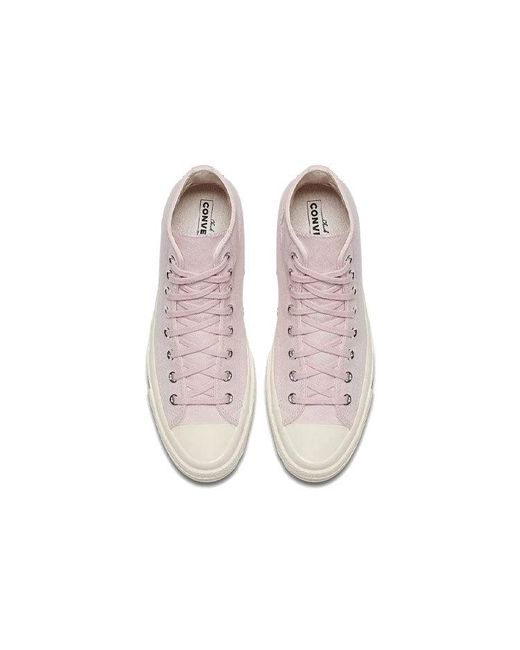 Converse Purple Chuck 70 Heritage Court Hi Top 'Barely Rose' for men