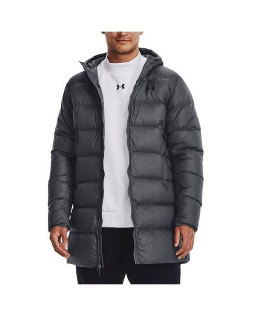 Under Armour Gray Storm Armour Down Parka 'Dark' for men