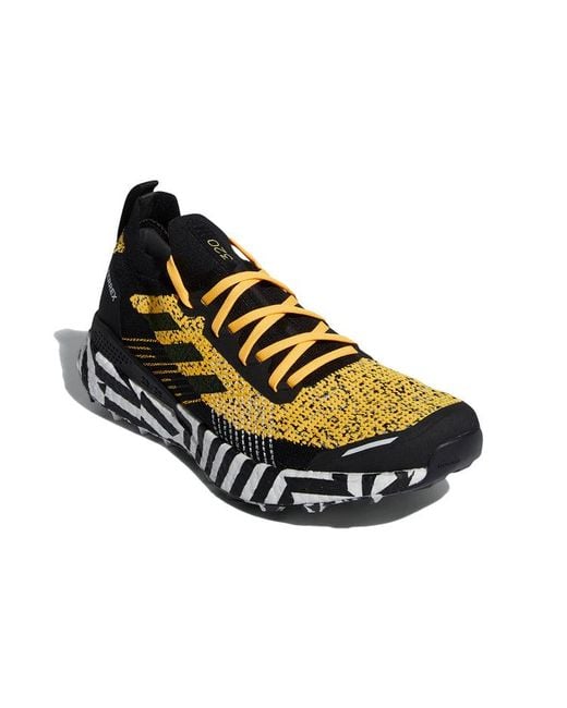 Adidas Black Terrex Two Ultra Primeblue 'Solar' for men