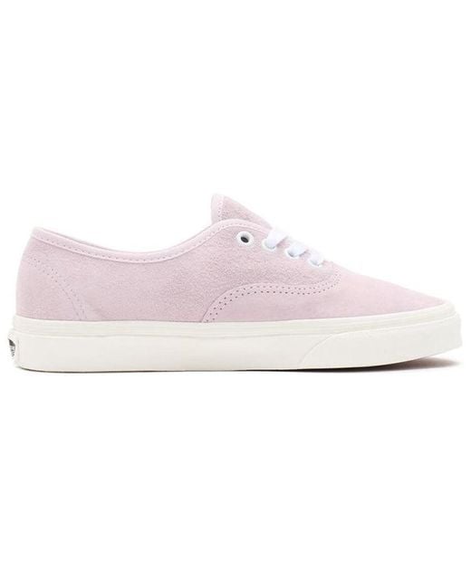 Vans Pink Authentic Suede for men