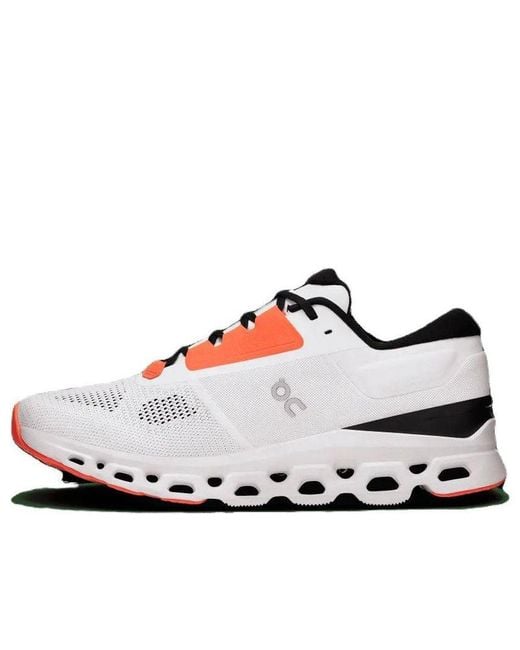 On Shoes White Cloudstratus 3 for men