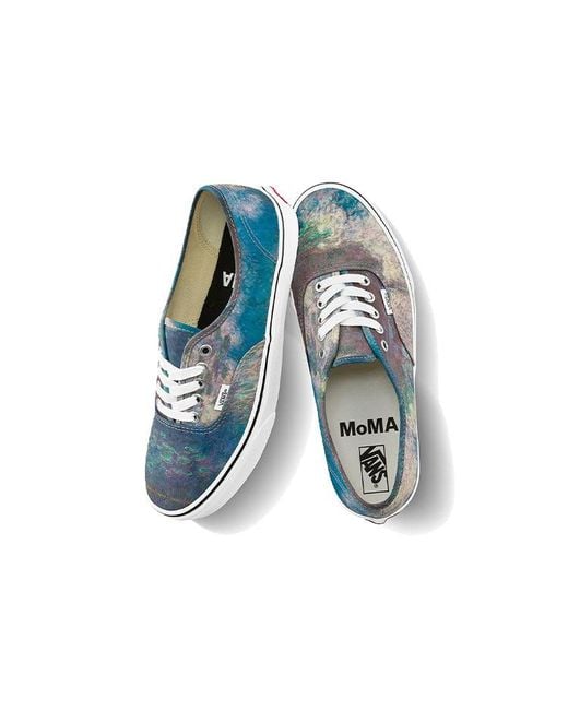 Vans Blue Moma X Authentic 'Claude Monets Water Lilies' for men