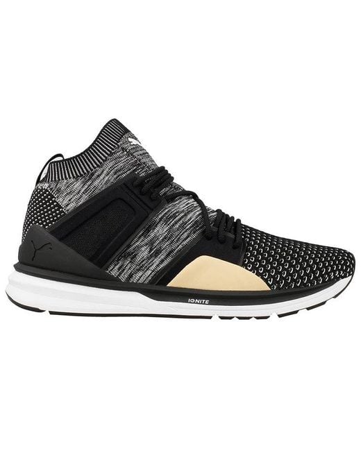 PUMA Black Blaze Of Glory Limitless Hi Evoknit Khaki' for men