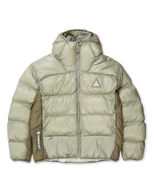 Nike Green Acg Lunar Lake Puffer Jacket 'Light Army' for men