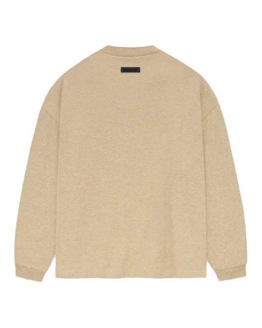 Fear Of God Natural Fw23 Long Sleeve Tee for men